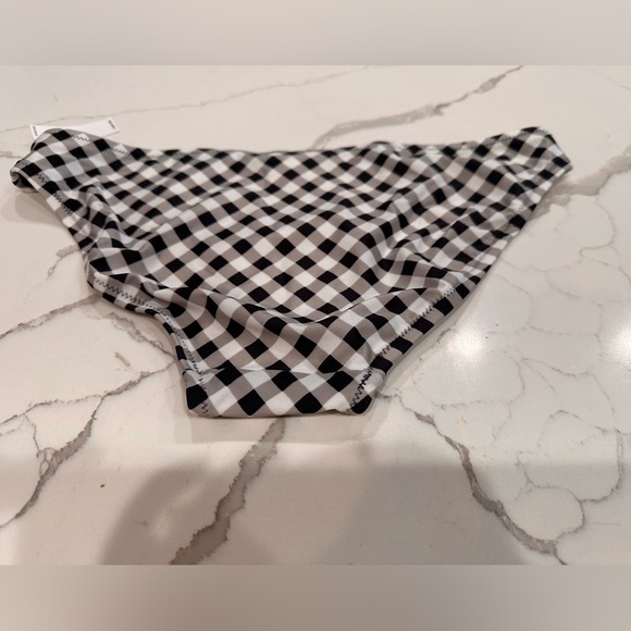 🌸Old Navy Black and White Gingham Bikini Bottoms Size Medium🌸 - Picture 3 of 6